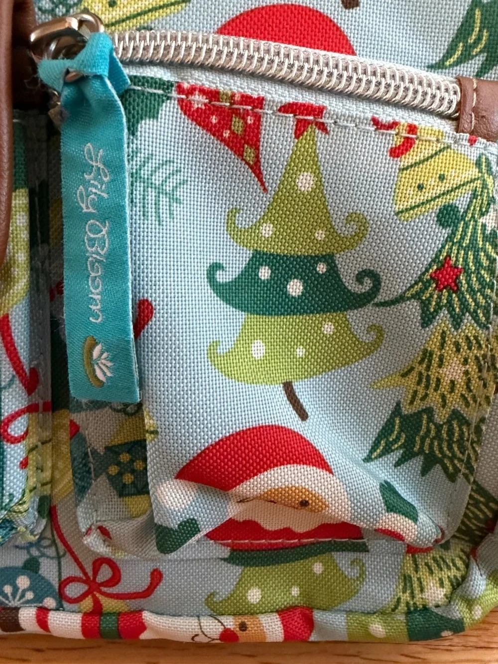 Lily Bloom Christmas Holiday Crossbody Bag